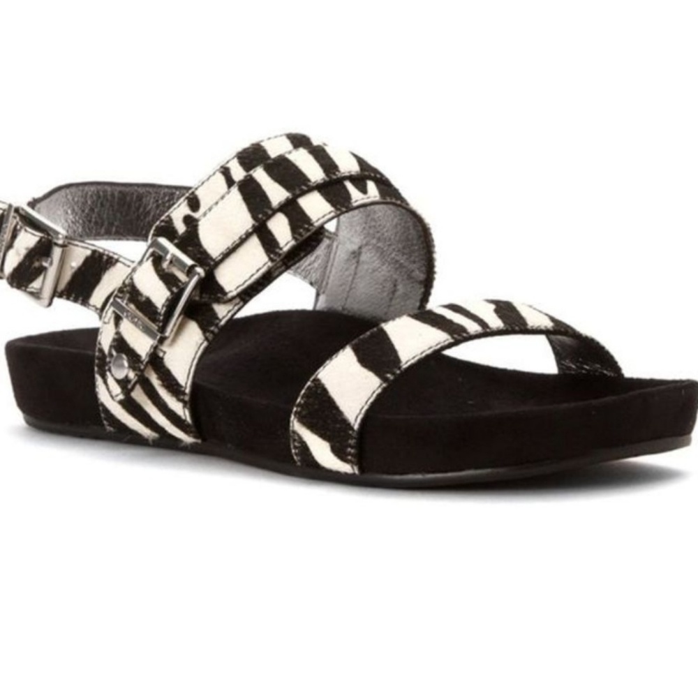 Vionic Grace Samar Orthaheel Zebra Sandals